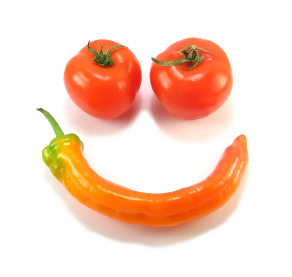 Sorriso di verdure — Foto Stock