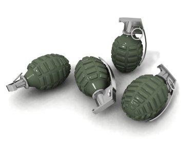 Hand grenades clipart