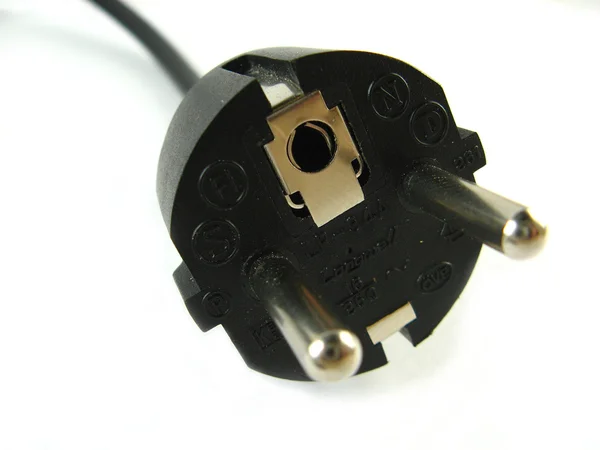 Power plug close-up — Stockfoto