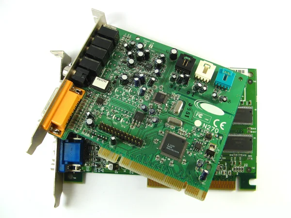 Bilgisayarınızdaki PCI kartları — Stok fotoğraf