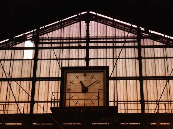 Stock image Train station clock