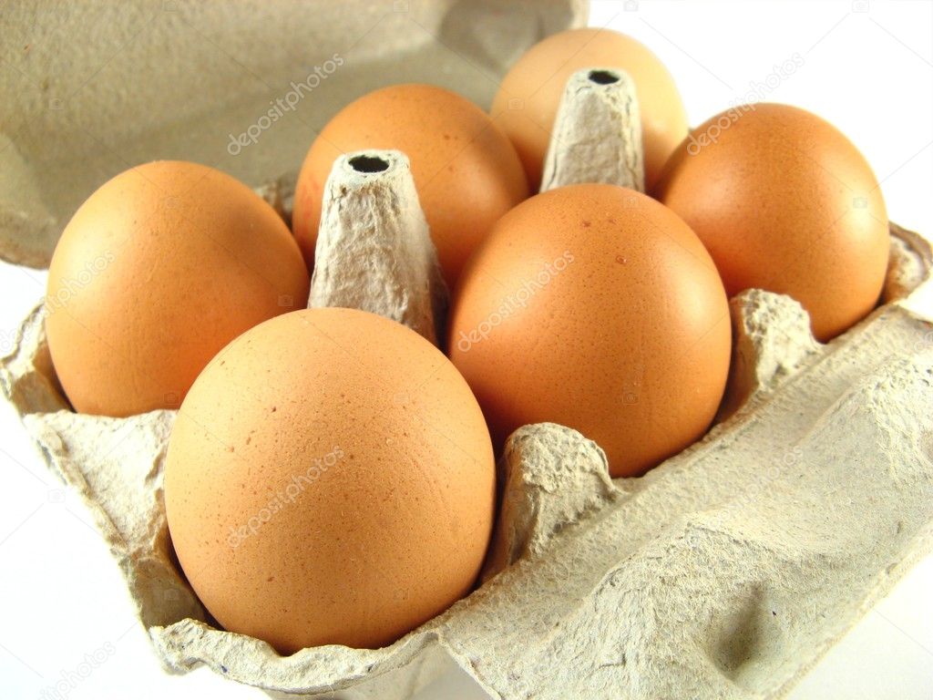 Box of eggs Stock Photo by ©jbouzou 1924964