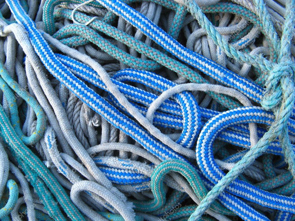 Boat ropes Stock Photo by ©jbouzou 1929044