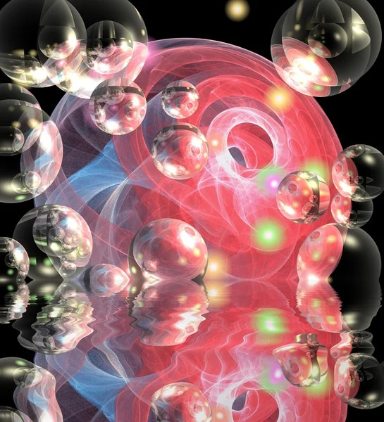 泡と反射 — ストック写真