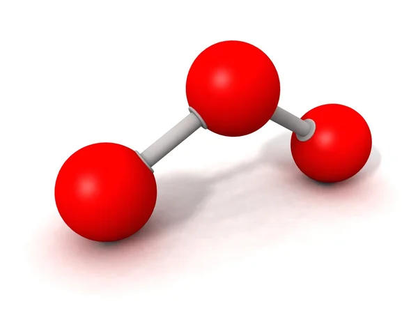Ozone molecule — Stock Photo, Image