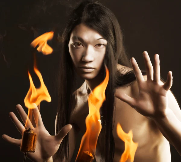 The fire — Stock Photo, Image