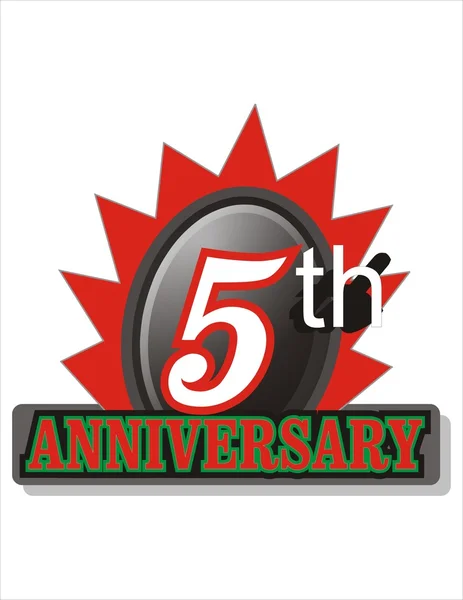 Anniversary logo — Stock Photo, Image