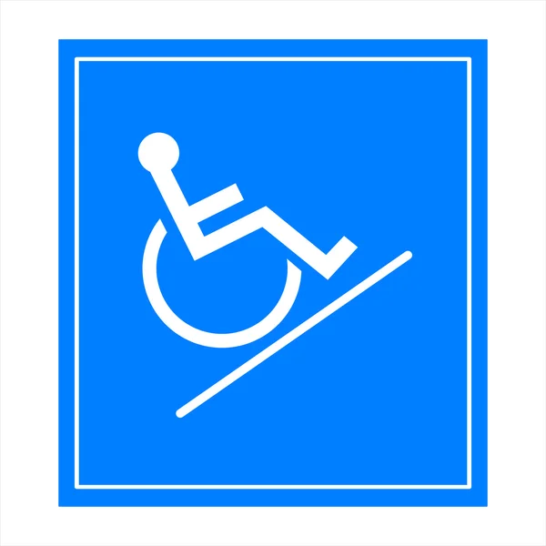 Znak niepełnosprawności — Zdjęcie stockowe