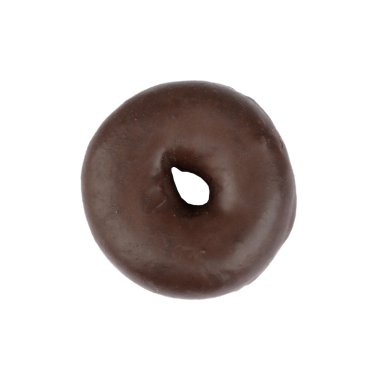 Juicy doughnut with chocolate clipart