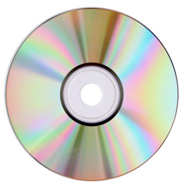 Cd dvd isolated clipart