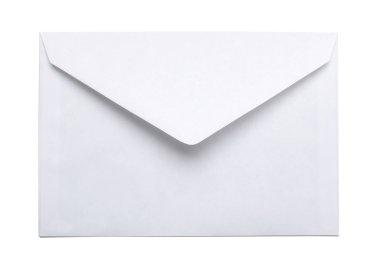 White envelope clipart