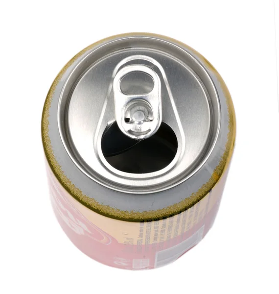 Top of an open beer can — Stock Photo, Image