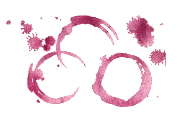 Red wine stain — Stock Photo, Image