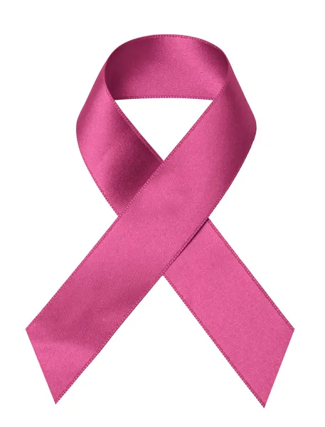 Brustkrebs rosa Schleife — Stockfoto