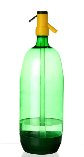 Green soda siphon — Stock Photo, Image