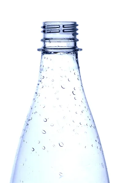 Butelkowana woda zbliżenie — Zdjęcie stockowe