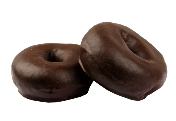 Two donuts isolated — Stock Photo, Image