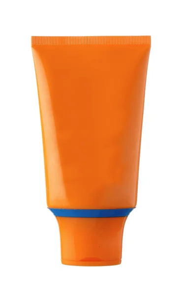 Plastic bottle with soap or shampoo — Stock Photo, Image