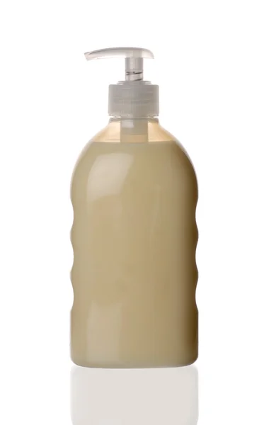 Plastic pump soap bottle — Stock Photo, Image