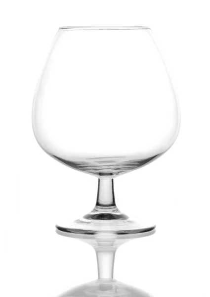 Leeg cognacglas — Stockfoto