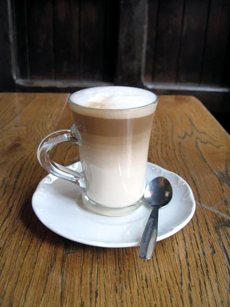 Кавова чашка в кафе — стокове фото