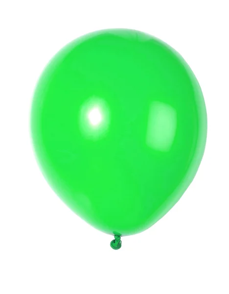 Opblaasbare groene ballon — Stockfoto
