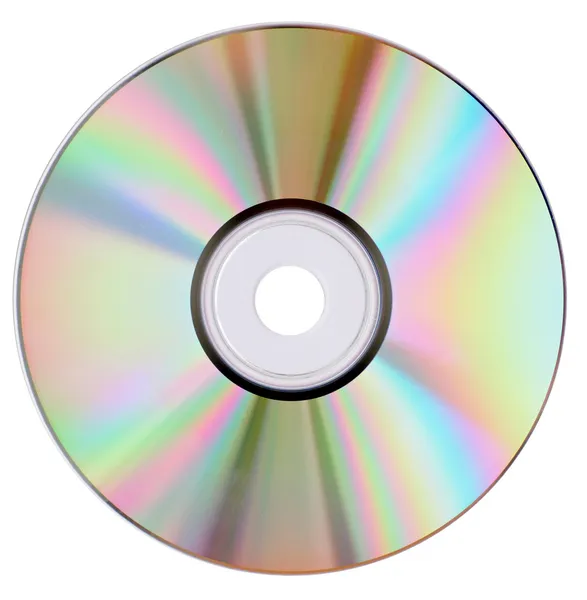 CD dvd na białym tle — Zdjęcie stockowe