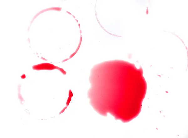 Röda ringen fläcken — Stockfoto