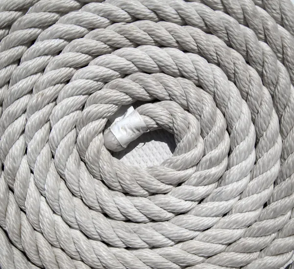 Heavy duty coiled rope — Stock Photo, Image