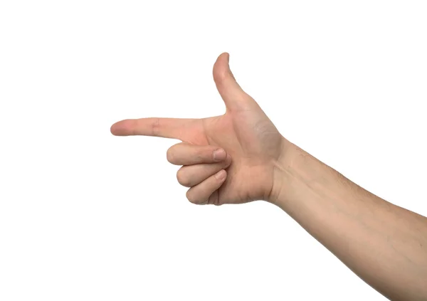 Hand expression Stock Image