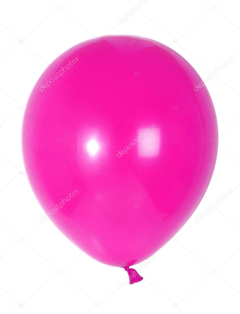 Inflatable pink balloon