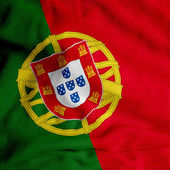 szatén portugál zászló