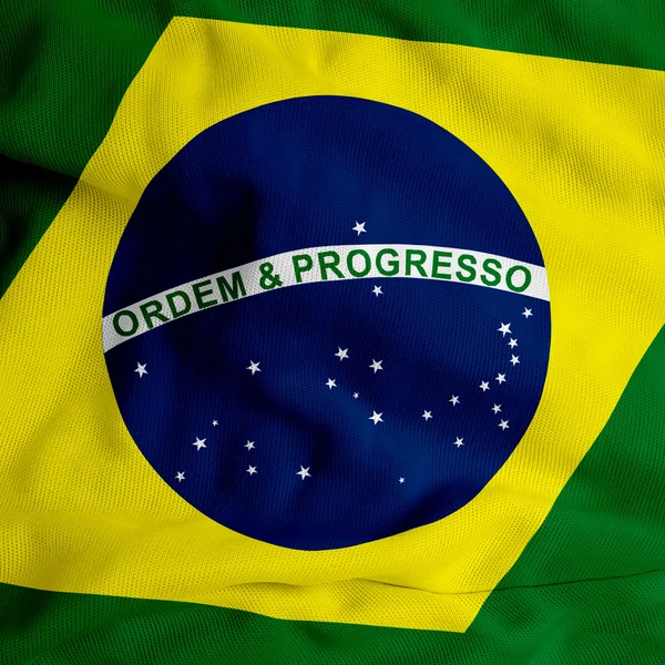 巴西国旗 — 图库照片