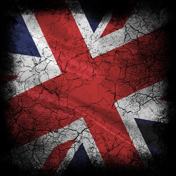イギリスのグランジ旗 — ストック写真