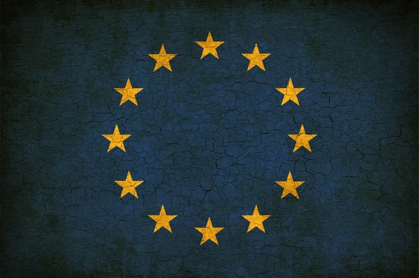 Flaga Unia Europejska - ue — Zdjęcie stockowe