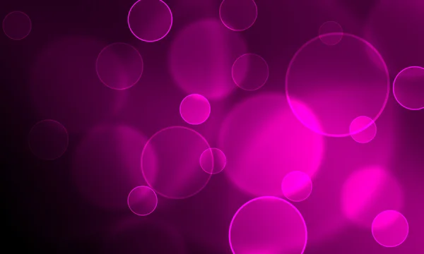 Glowing circles on a purple background Stock Image