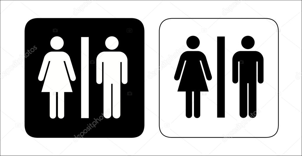 Male and female sign