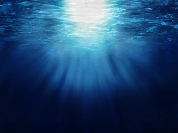 Looking up from under water — Stock Photo, Image