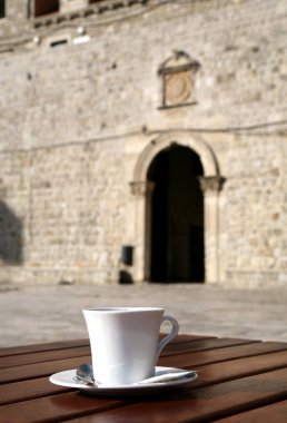 Cup of cafe in Dubrovnik - Croatia, cafe clipart