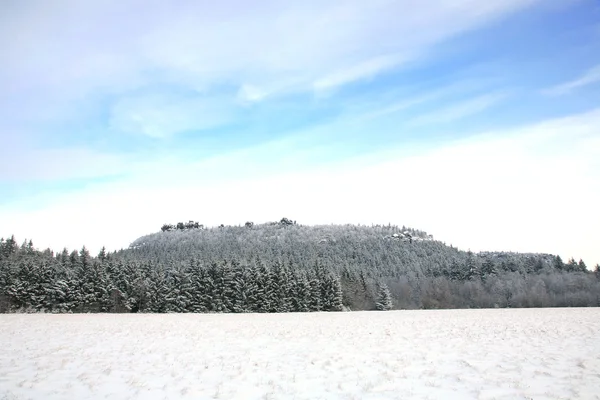 Landskap nära pasterka village i polan — Stockfoto