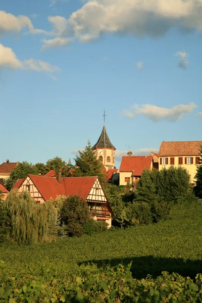 French village, France, Alsace, Champagn — Stock Photo, Image