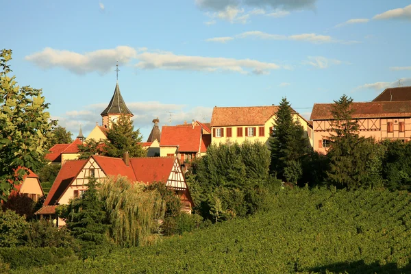 French village, France, Alsace, Champagn — Zdjęcie stockowe