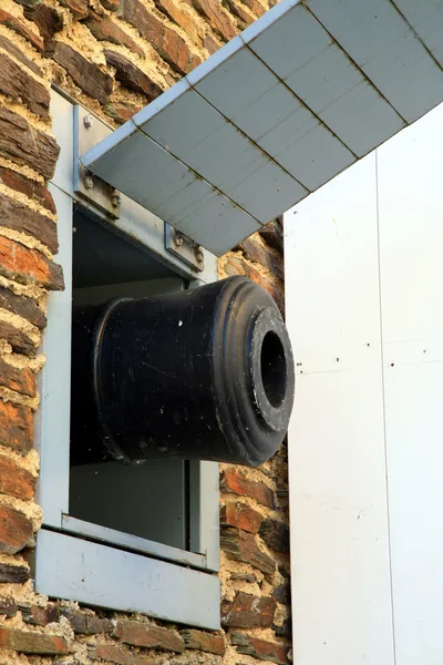 stock image Cannon barrel, Batavia, Netherlands