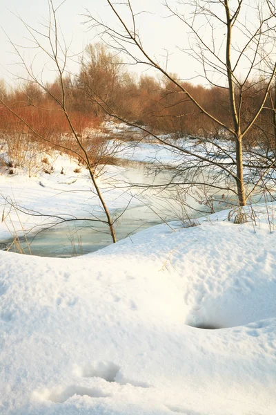 Vintern river — Stockfoto