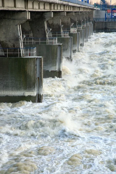 Dam in Wloclawek - Poland — Stock Photo, Image