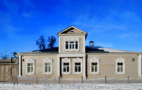 Casa rural russa — Fotografia de Stock