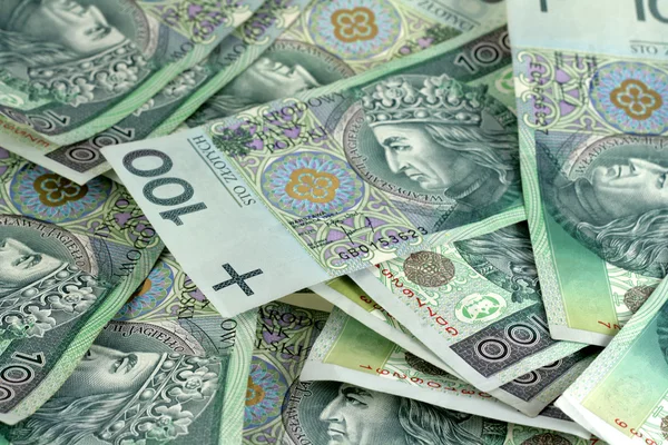 Polnisches Geld — Stockfoto