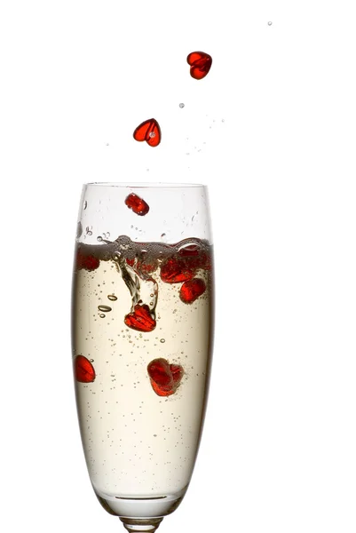 Champagne kärlek. — Stockfoto
