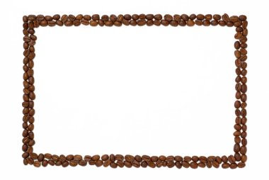 Rectangle coffee frame. clipart