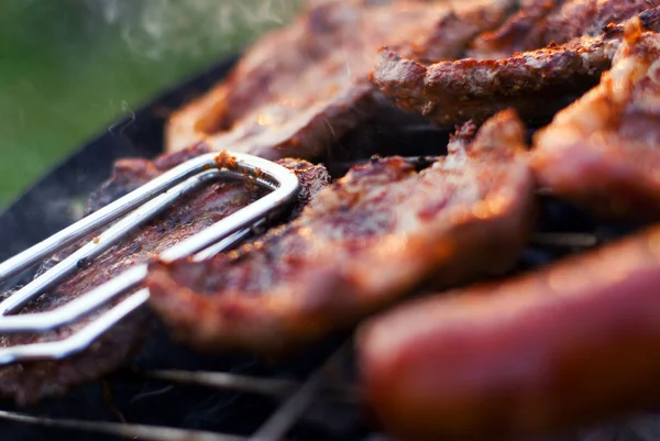 Barbecue primo piano — Foto Stock